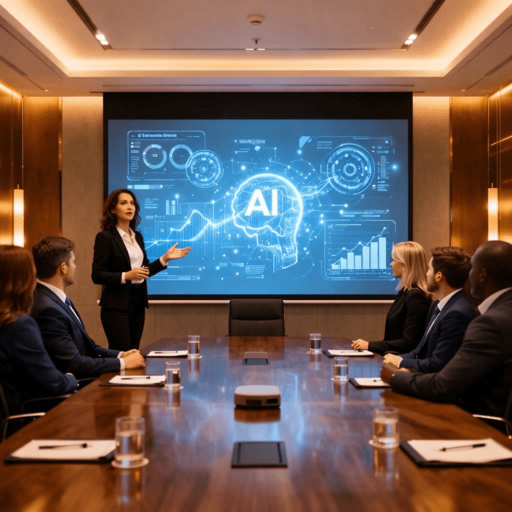 AI marketing presentation